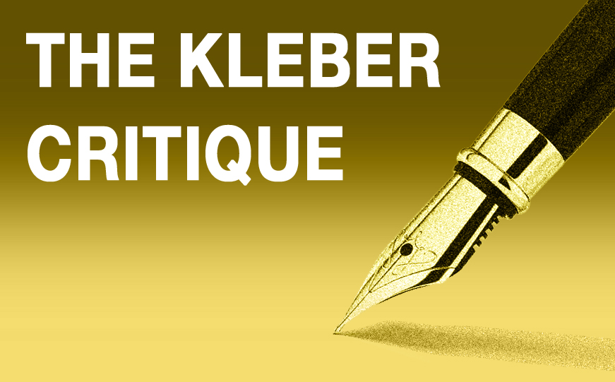 The Kleber Critique: No Tricks… Authentic Advertising Is the Magic