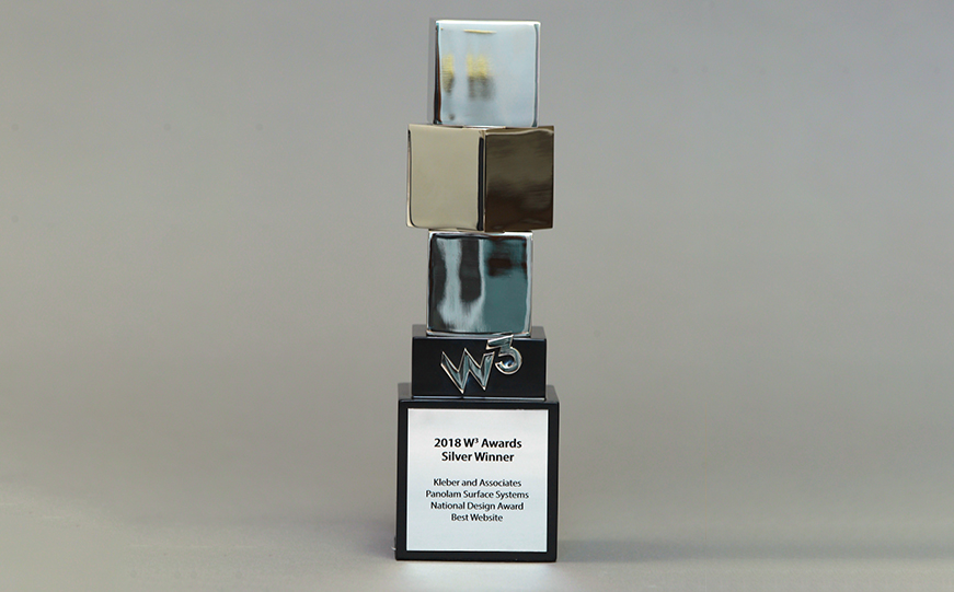 Kleber & Associates Snags W3 Award for Web Design