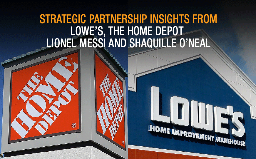 Strategic Partnership Insights from Lowe’s, Lionel Messi, The Home Depot and Shaquille O’Neal