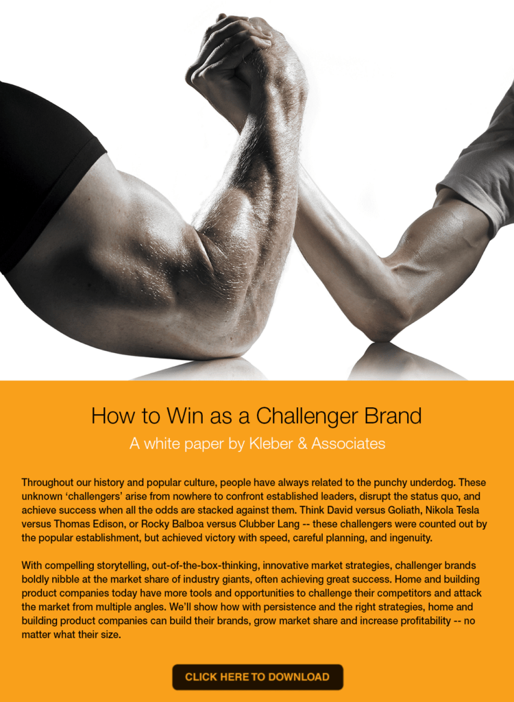 Download this free resource to learn how to grow your businesses with proven "Challenger Brand" strategies. Download Whitepaper