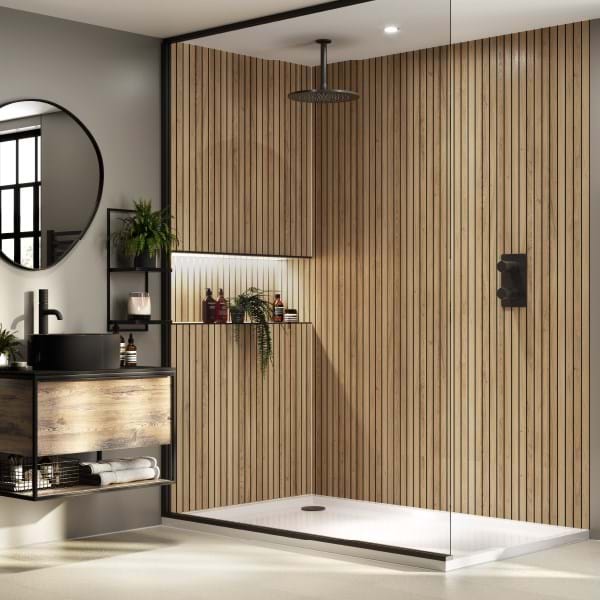 Nature Panel... wrapping Egger&rsquo;s HPL wipe-clean surface into a fully waterproof wall panel.